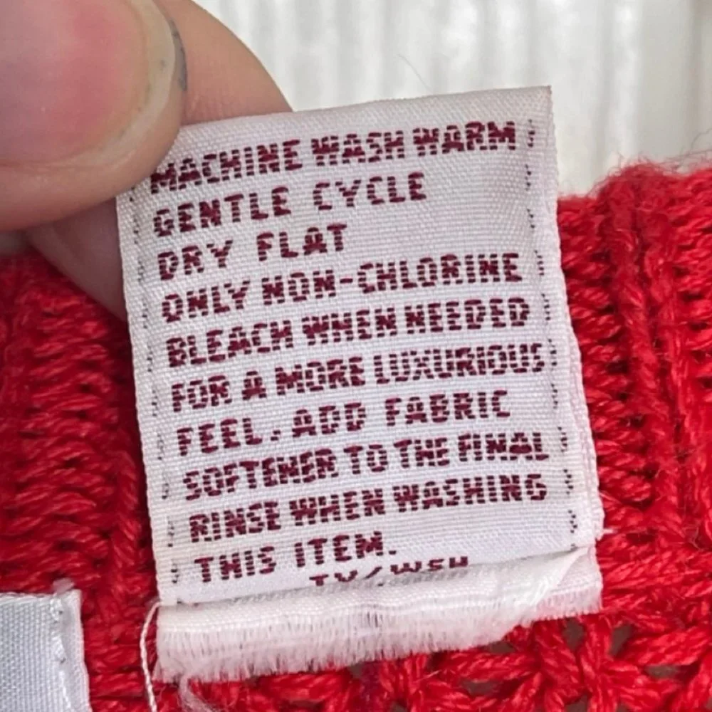 PICKET AND POST | Vintage Red Crewneck Preppy Professor Sweater | Size L